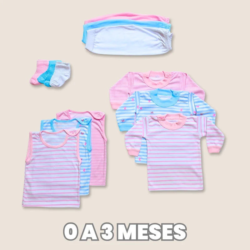 Set 12 Piezas Rayas (B06)