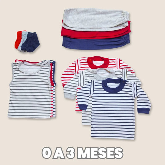 Set 12 Piezas Rayas (B03)