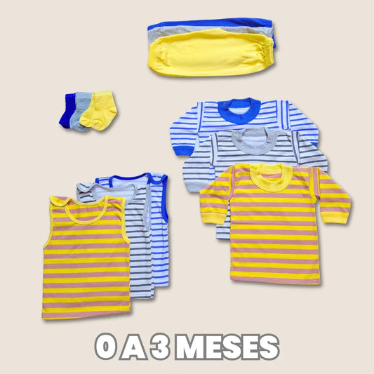 Set 12 Piezas Rayas (B05)