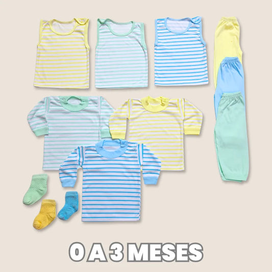 Set 12 Piezas Rayas (B02)