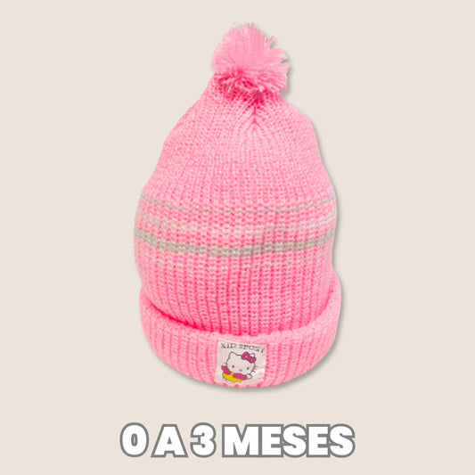 Gorra de lana con diseño